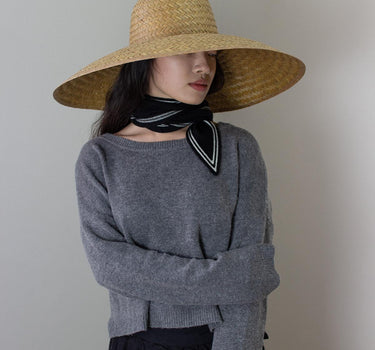 Echarpe or - noir