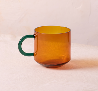 Tasse en verre Niko - Ambre