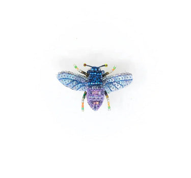 Broche Abeille Violet carpenter