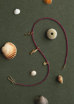 Collier Talia perles de Rubis