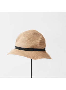 Chapeau 105 naturel & ruban noir