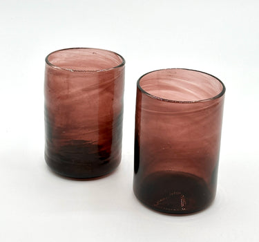 Verre Gobelet haut Prune