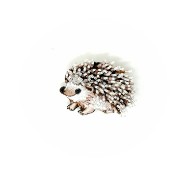 Broche Hérisson white  breasted hedgehog