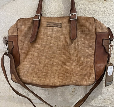 Sac Melody Straw brown tea