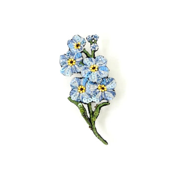 Broche myosotis   Forget me not