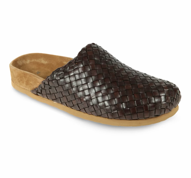 Mule footbed dk brown
