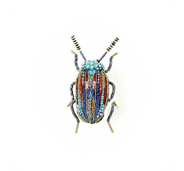 Broche scarabée Snowdon beetle