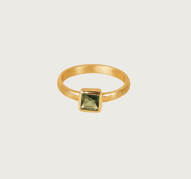 Bague Nyrah - Tourmaline verte