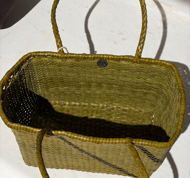 Sac B Weave Basket small Bambou