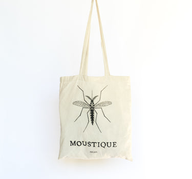 Tote bag Moustique blanc