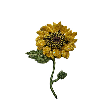 Broche Tournesol