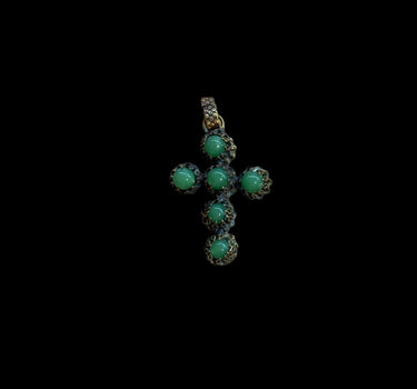 Croix verte double