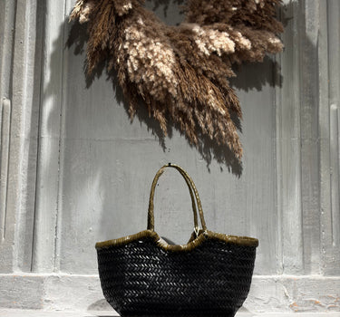 Nantucket Bag Bi-colour Black/Khaki