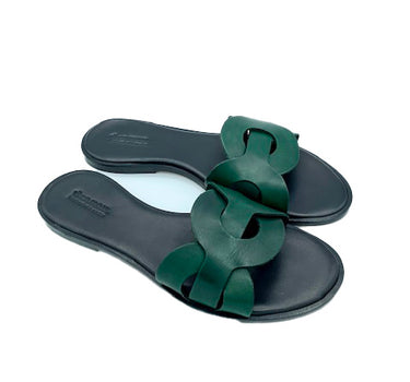 Sandales Big Ring green