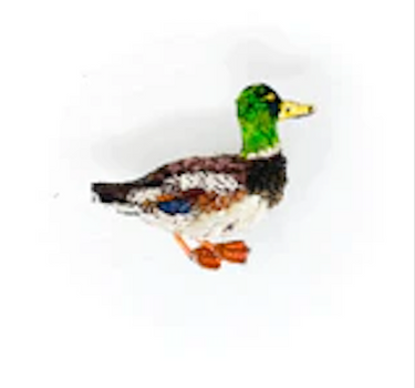 Broche Canard Colvert Sauvage