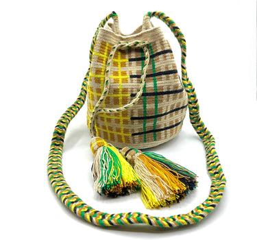 Crossbody bag - Vert et jaune