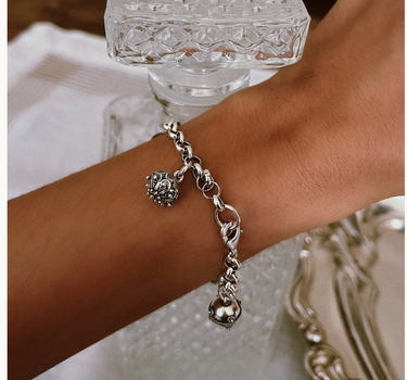 Bracelet Gilberte argent bruni