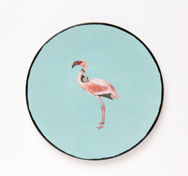 Assiette Flamant rose