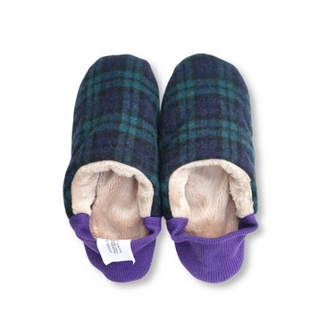 Chausson Shaggy Tartan x Micro Boa