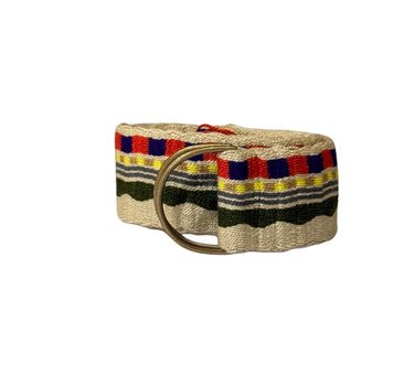 Ceinture fringes - Kaki multi