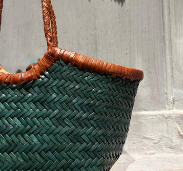 Nantucket Bag Two-tone Forest/Tan
