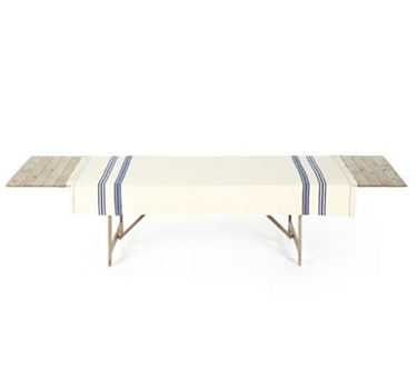Indigo Stripe Pièce de lin 140x180