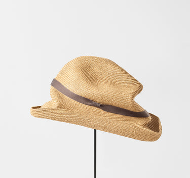 Chapeau 101 naturel & ruban noir