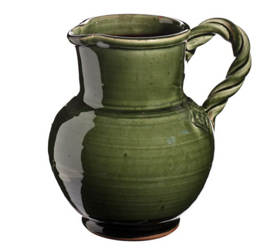 Pichet torsadé vert