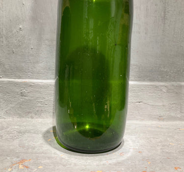 Vase cylindrique vert olive