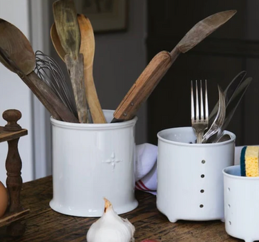 Egouttoir à couverts en porcelaine