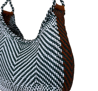 Minga Hobo forest/white/tan