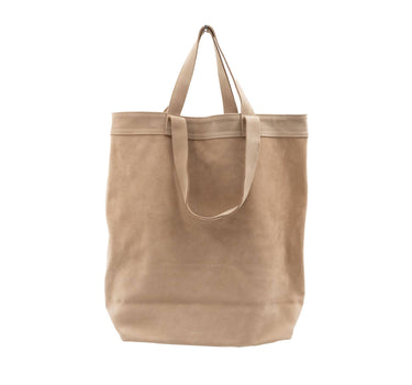 CABAS NUBUCK  Naturel  DOUBLE PORTÉ