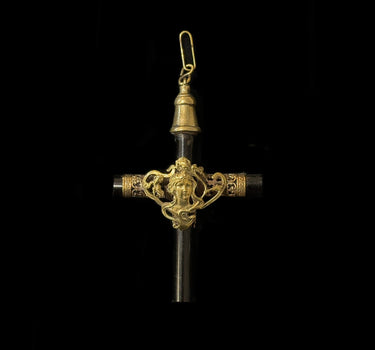 Croix Dame en Noir