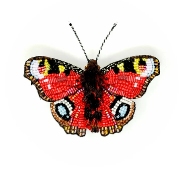 Broche Papillon Anglais peacok Buttterfly