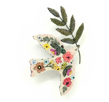 BROCHE COLOMBE DE LA PAIX