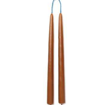 SET 2 BOUGIES AMBER