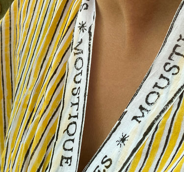 Peignoir Moustique jaune
