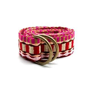 Ceinture rose & rouge