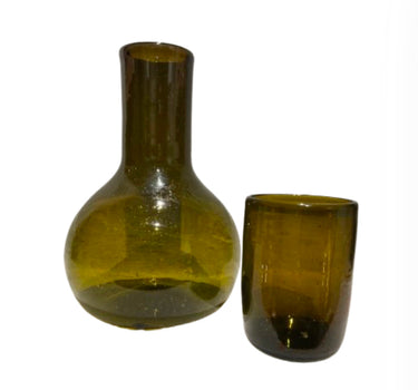 Verre et carafe égyptienne honey
