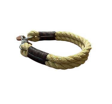 Collier en Corde Brown