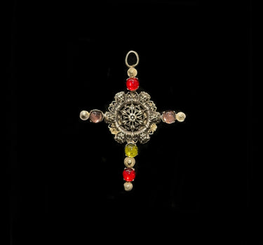 Croix petite Rosace multicolore