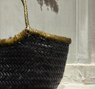 Nantucket Bag Bi-colour Black/Khaki
