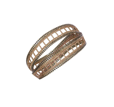 Bracelet  Champagne  double tour