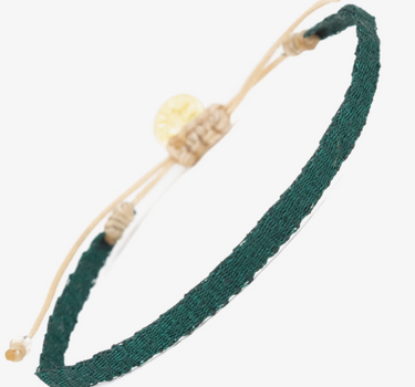 Bracelet Argentine Vert foncé