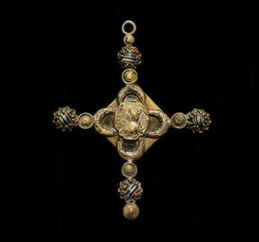 Croix Jeune Fille en émaux