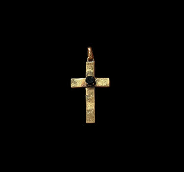 Croix bronze / noir