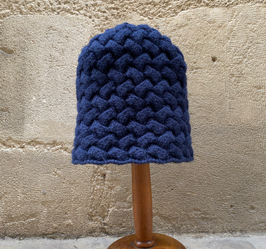 Bonnet Boule bleu marine