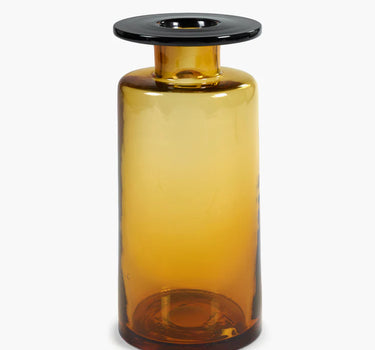 VASE WIND &FIRE AMBRE/noir