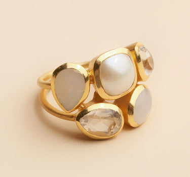 Bague Fia Rainbow Moonstone