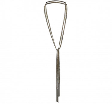 Collier cravate bronze